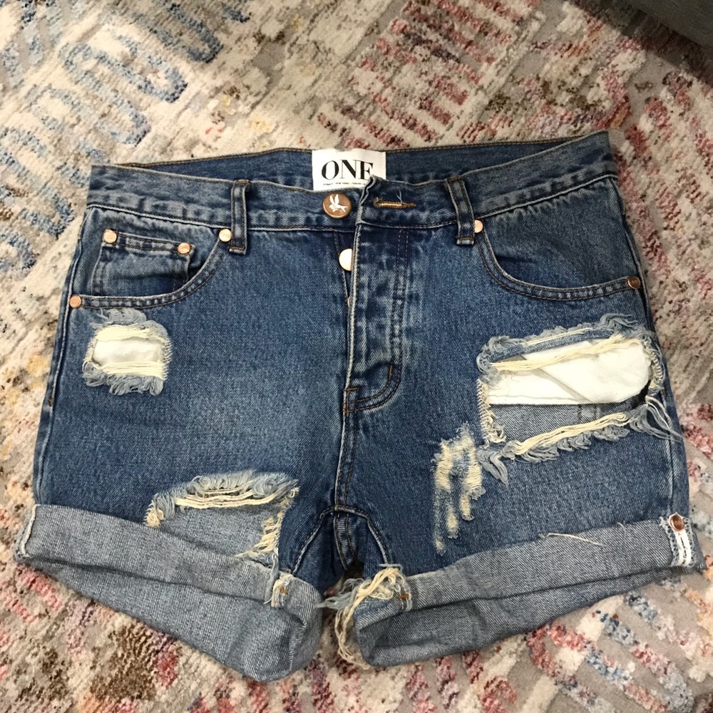 ONE TEASPOON DENIM SHORTS -24